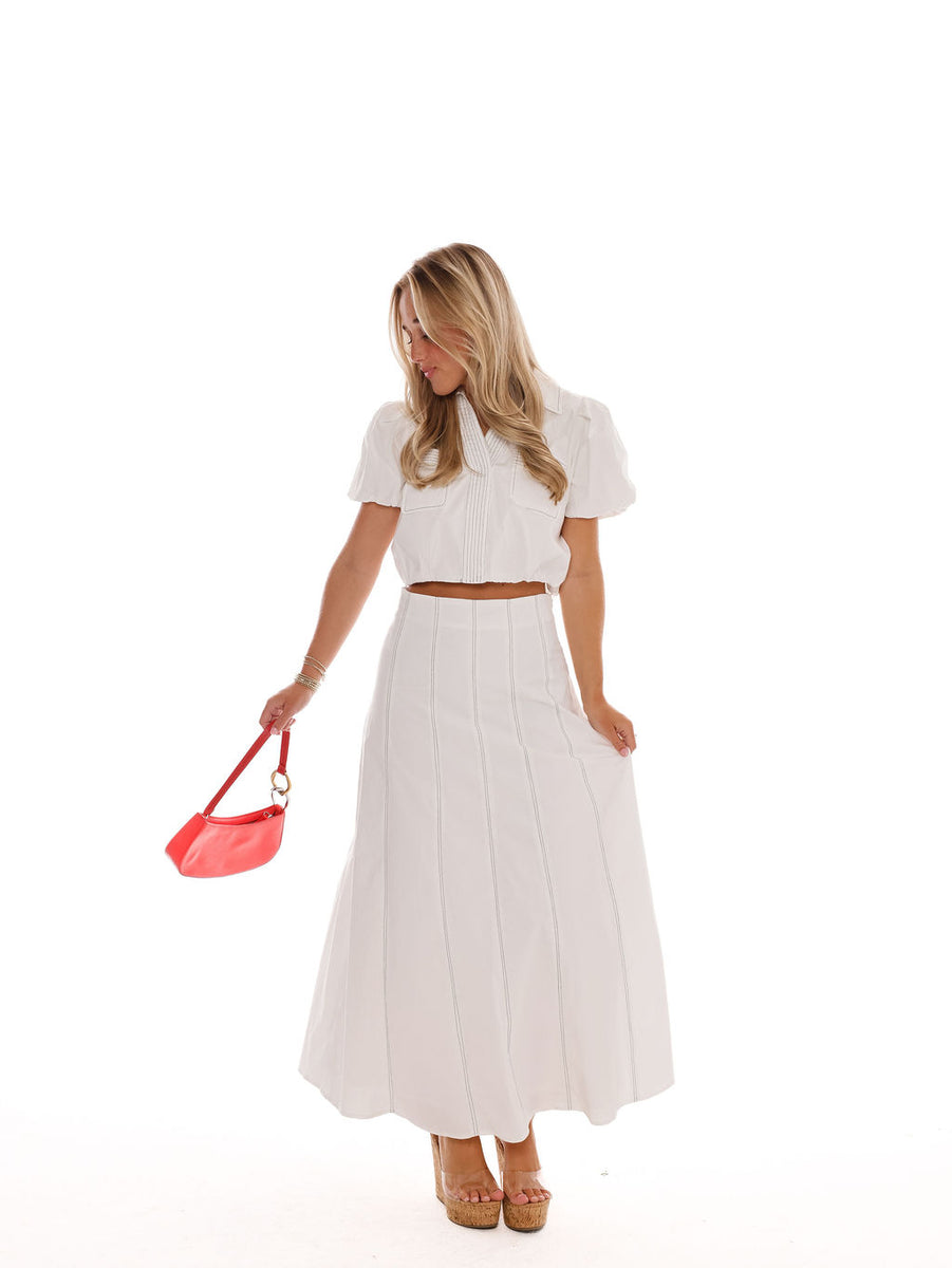 Hillary Skirt - White