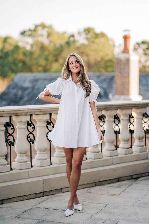 Stevie Mini Dress - White