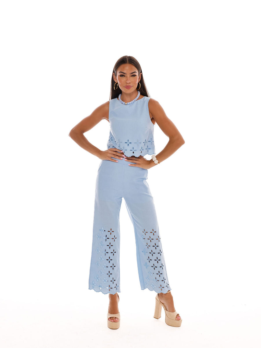 Laura Pant - Light Blue