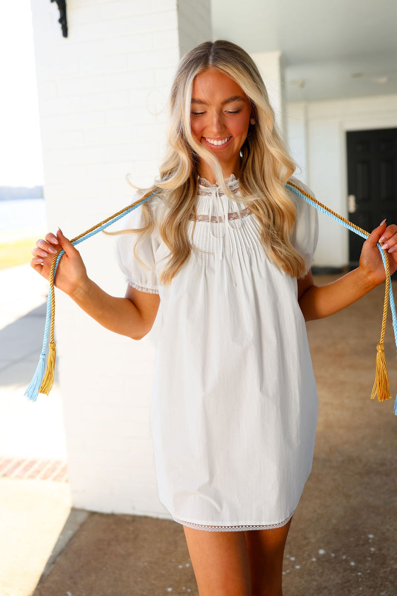 Henry Mini Dress - White – cocolillys