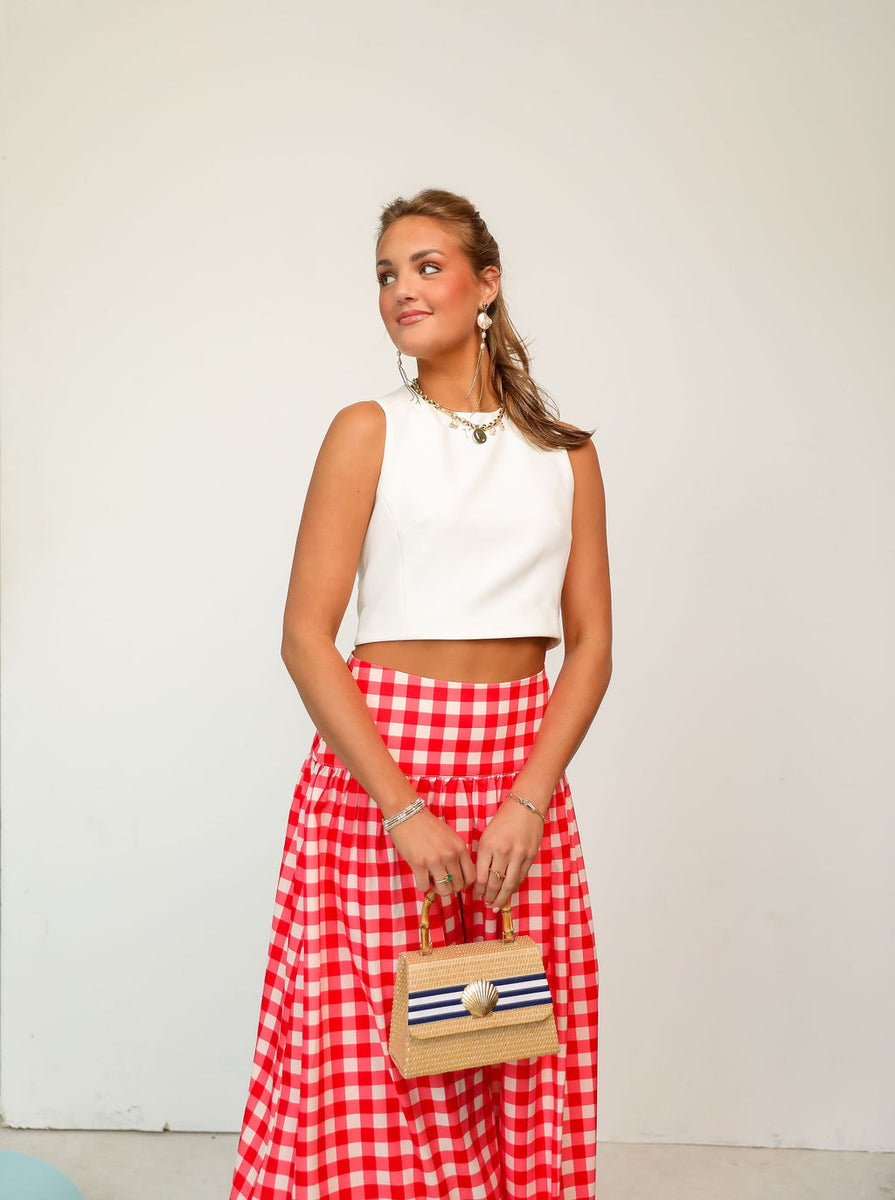 andmary Coco check pleats skirt Mサイズ ANDMARY】Coco check pleats skirt