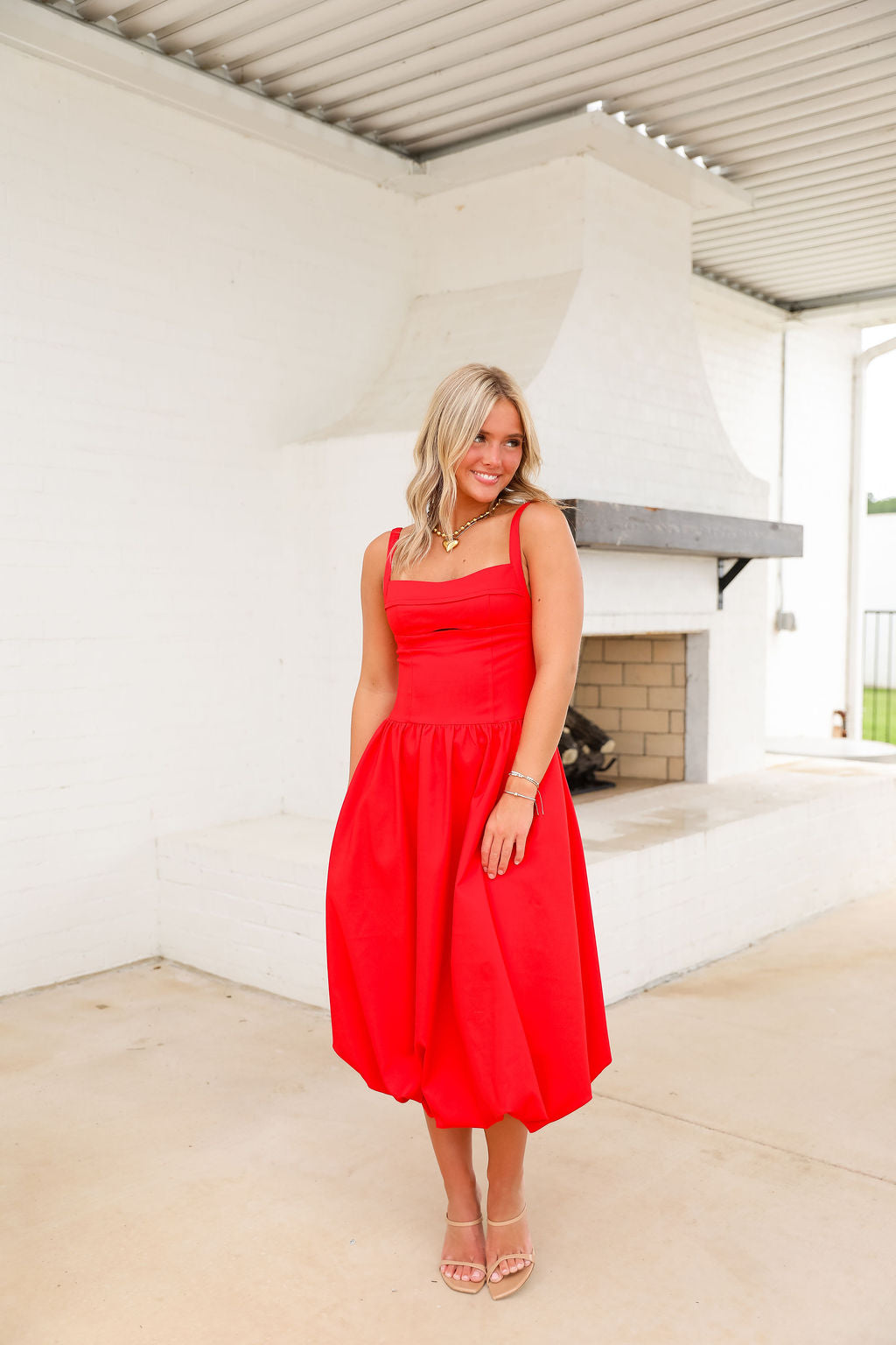 strapless open back dress Lettie Dress