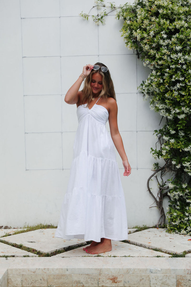 Brentwood Maxi Dress - White