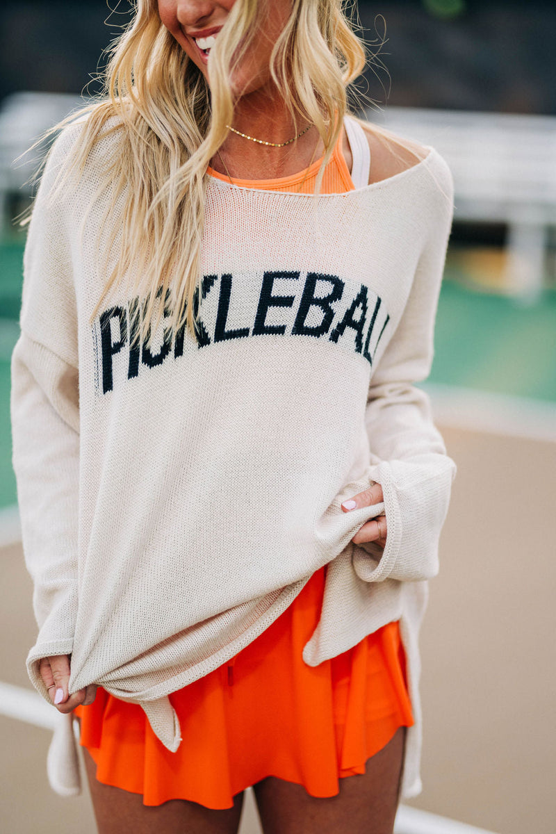 PickleBaller Sweater - Beige