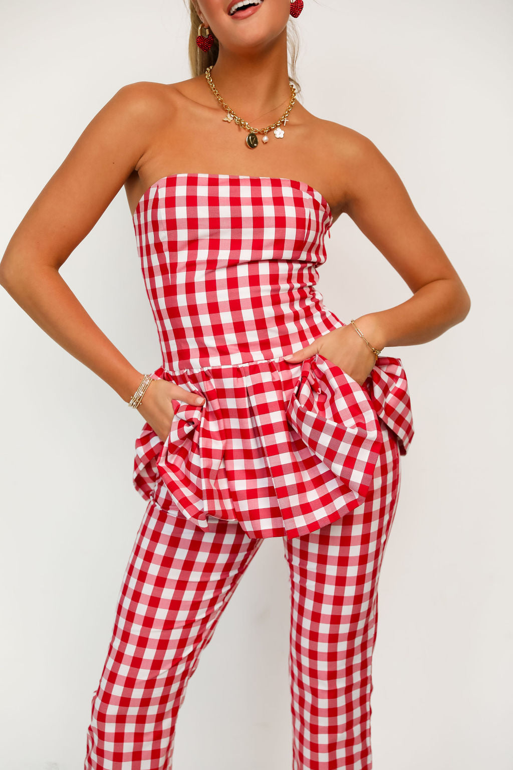 ココリリー様 Coco Park Top - Red Check – cocolillys