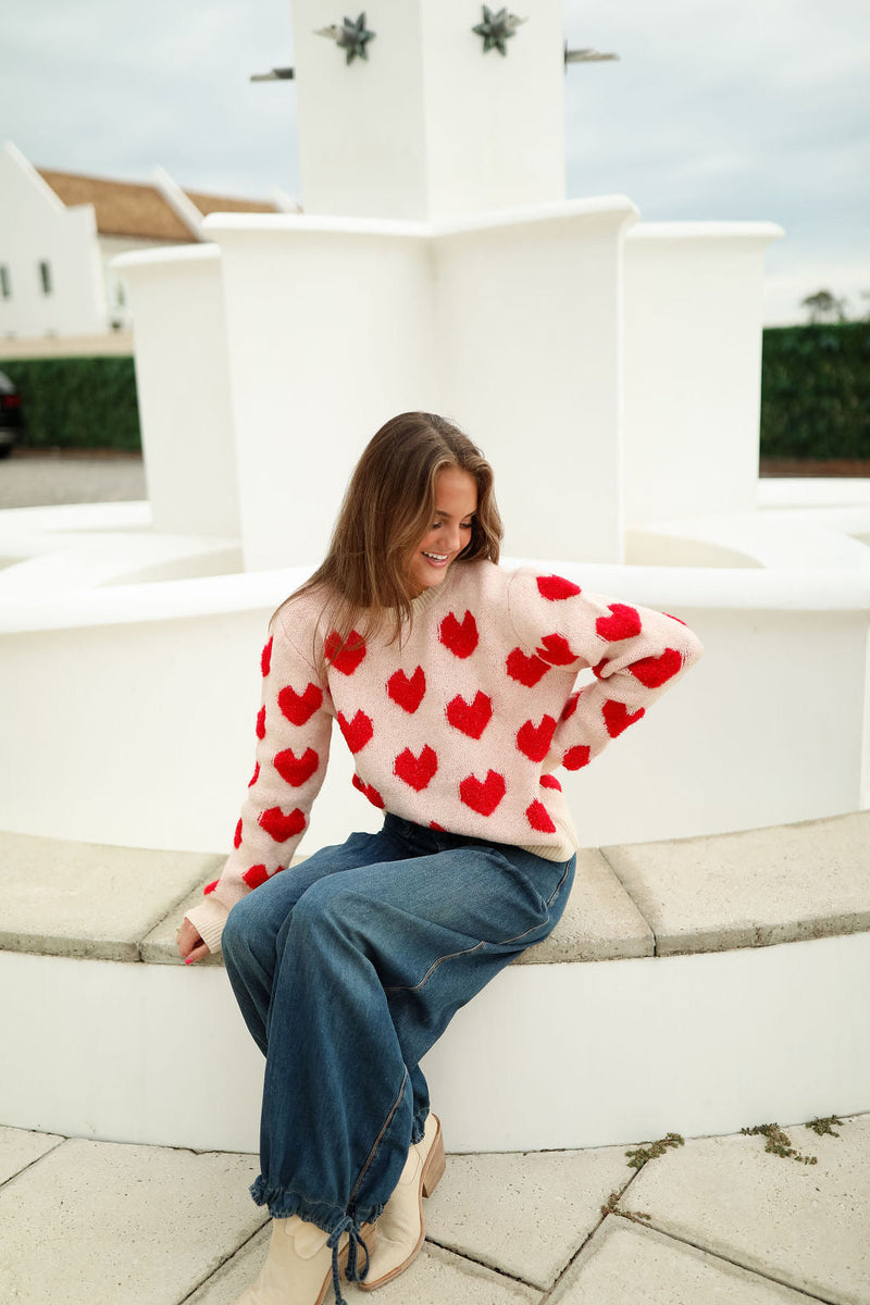 All My Love Sweater - Red Heart