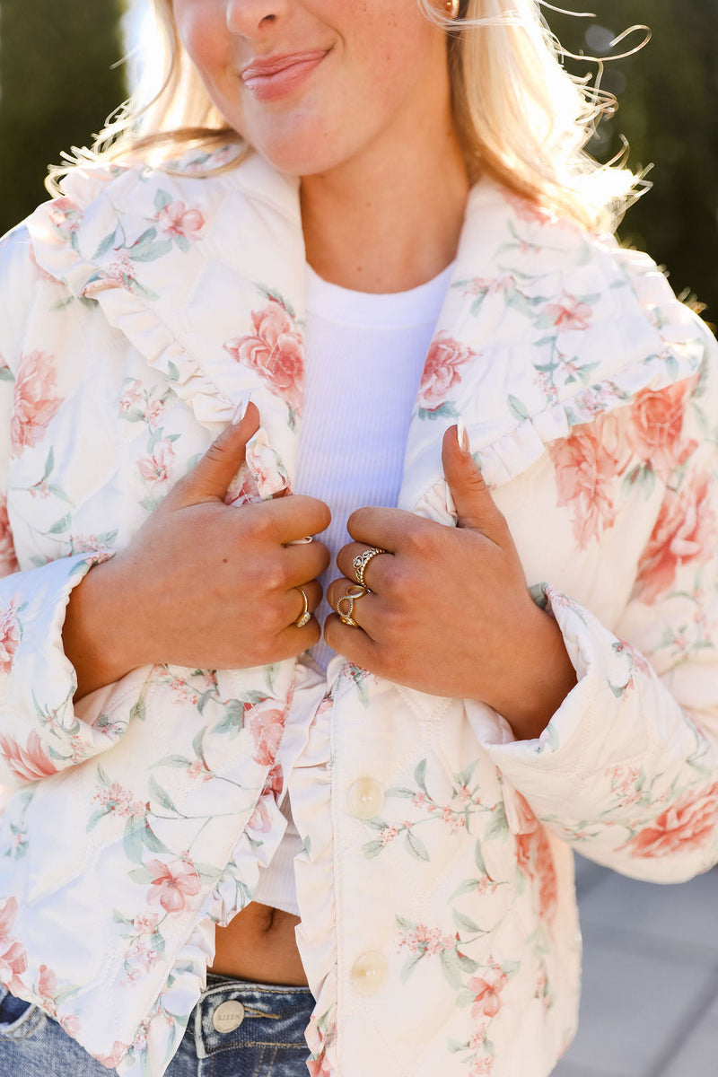 Daisy Jacket - Pink Floral