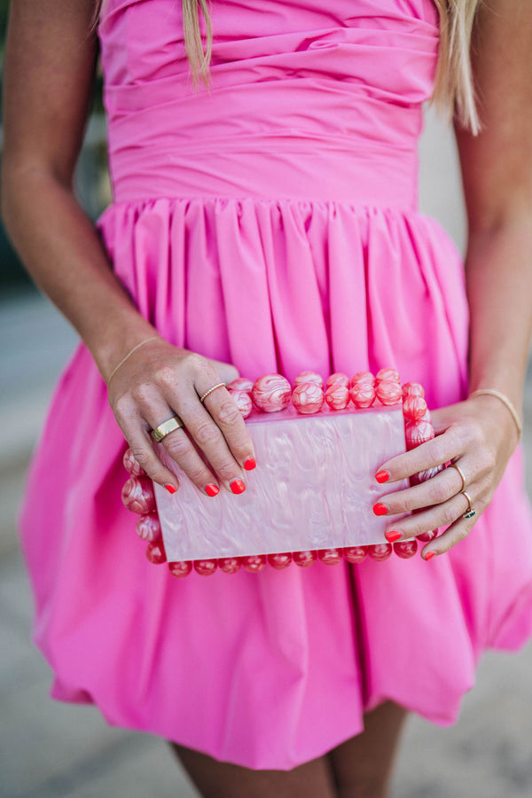 The Bauble Clutch - Pink