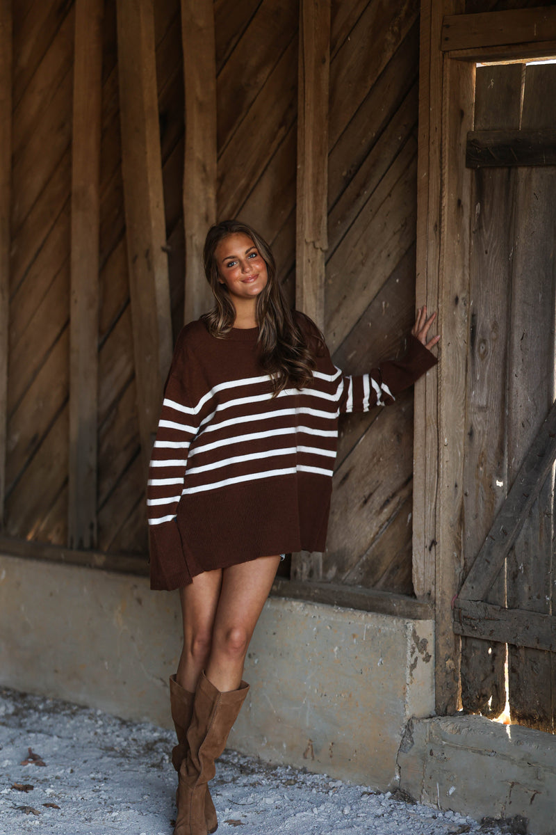 Bailey Sweater - Brown