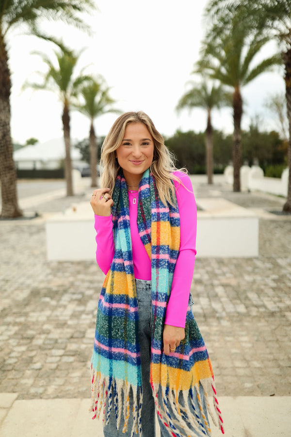 Sutton Scarf - Indy Blue