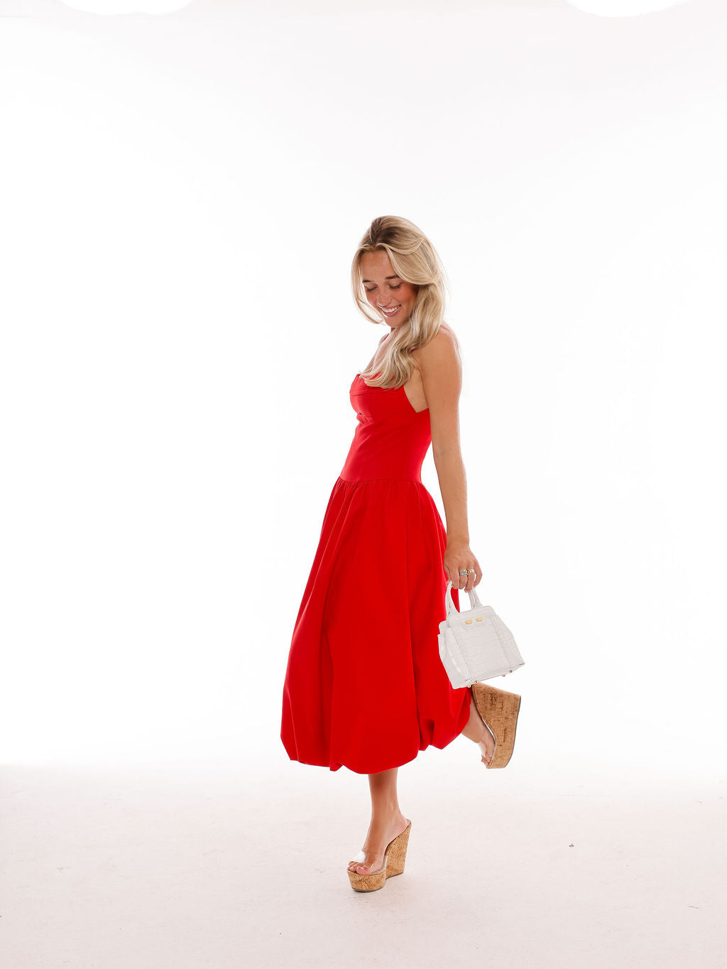 Lettie Dress - Red – cocolillys