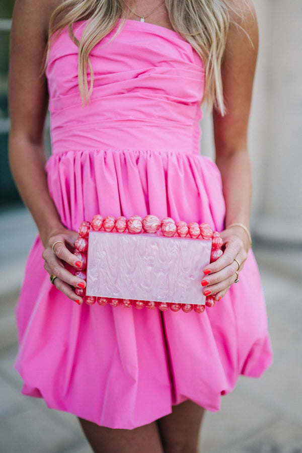 The Bauble Clutch - Pink