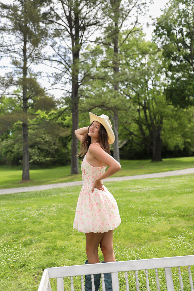 Spring Muse Dress - Pink Floral