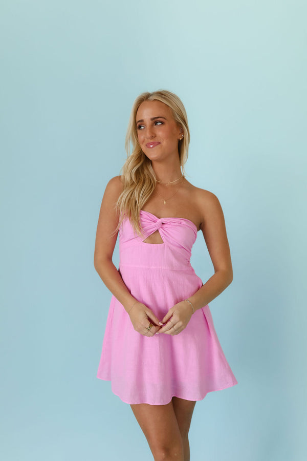 Blossom Dress - Hot Pink