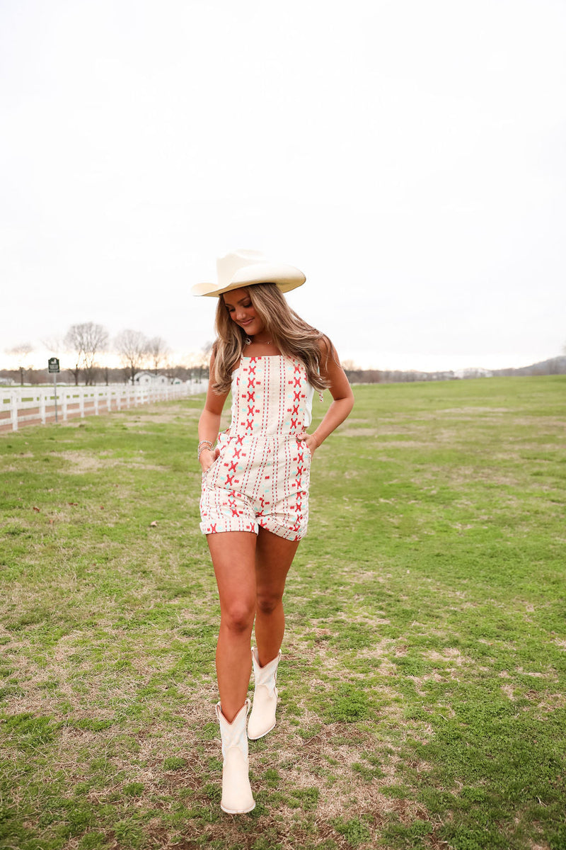 Zahara Cowgirl Boot  - Cream