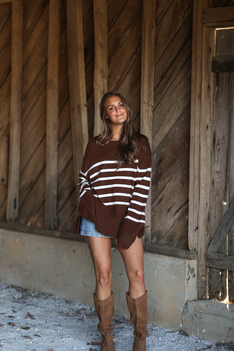 Bailey Sweater - Brown