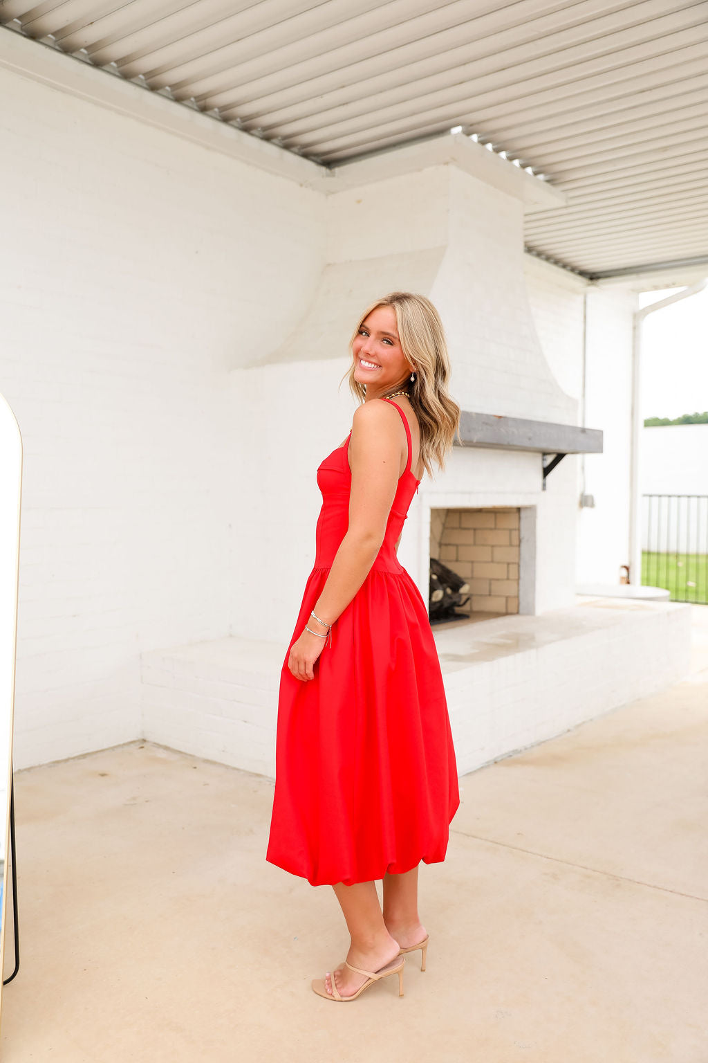Lettie Dress - Red – cocolillys