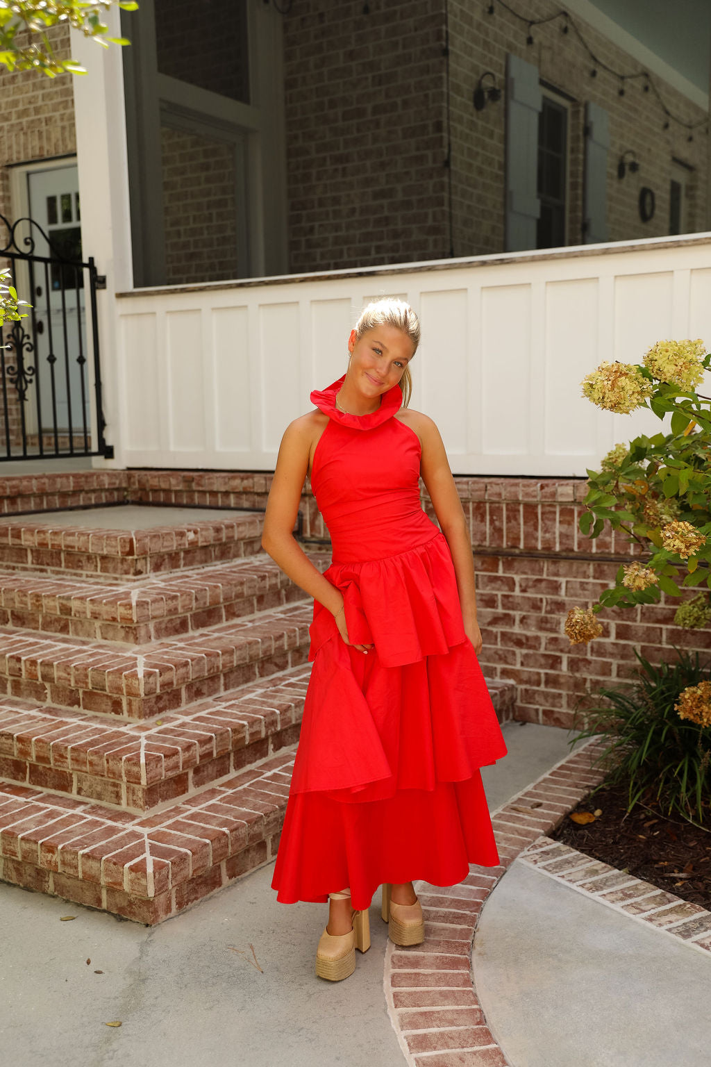 Julia Maxi Dress - Red – cocolillys