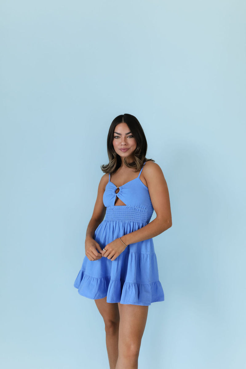 Bliss Dress - Azure UV