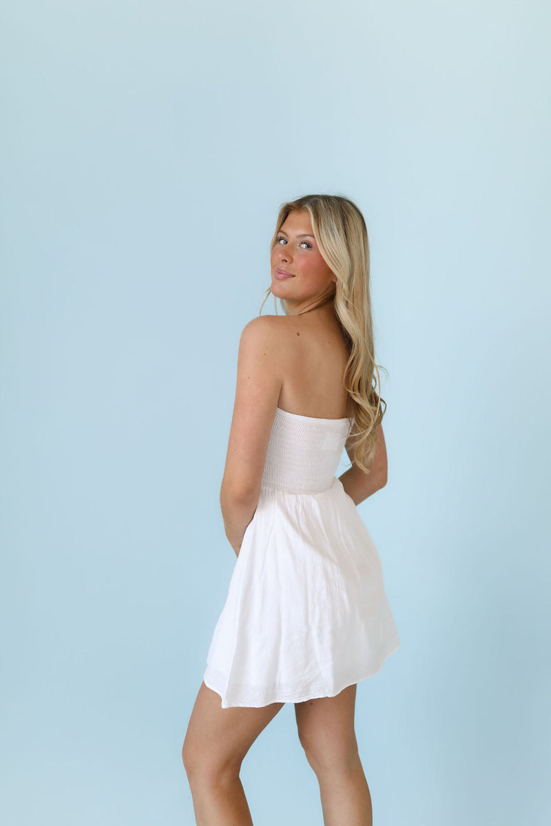 Blossom Dress - White