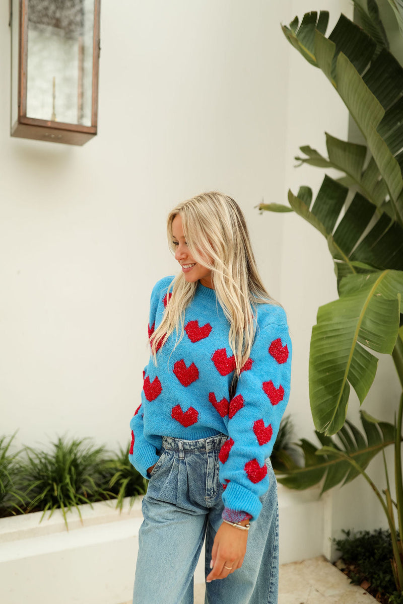 All My Love Sweater - French Blue