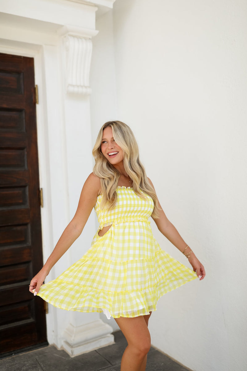 Rosemary Dress - Yellow
