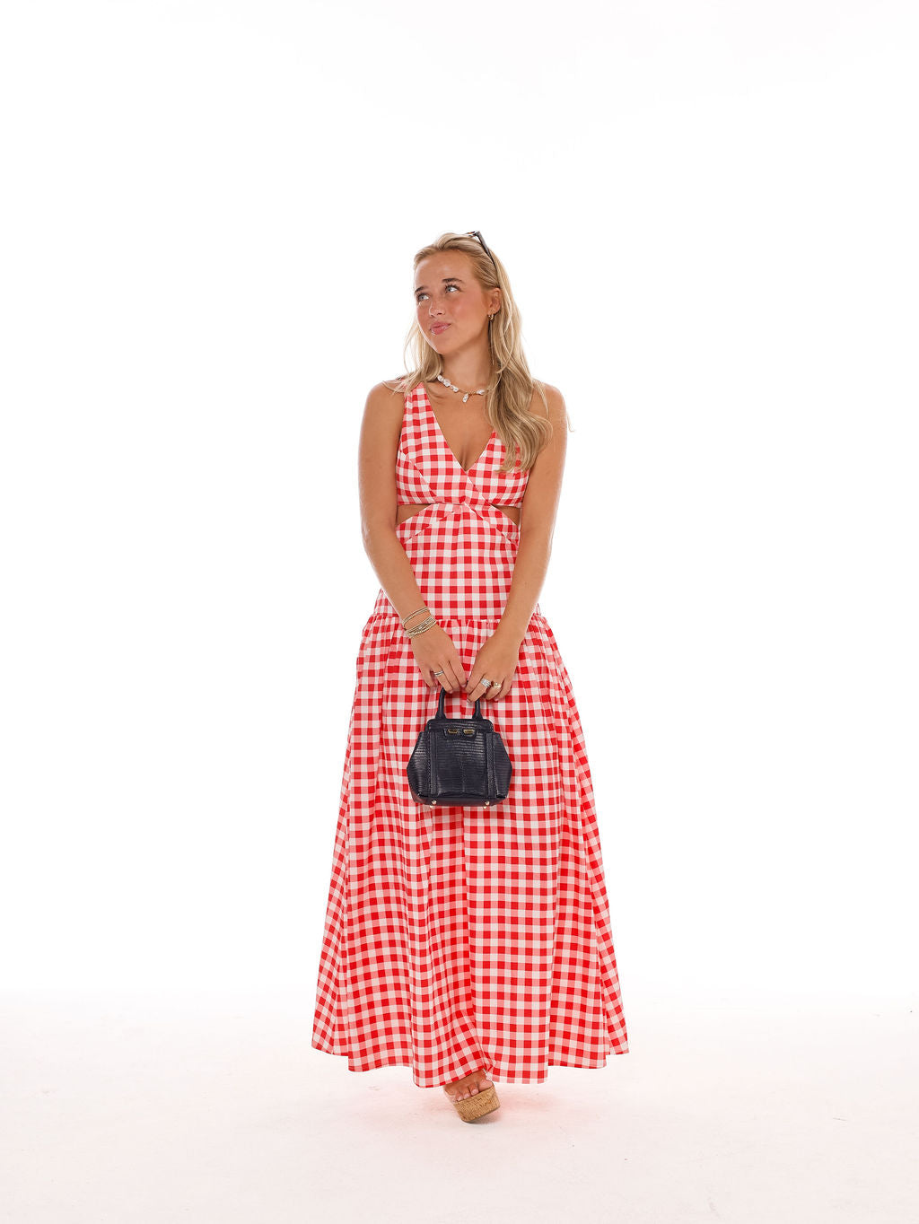 Maryann Dress - Cherry Gingham – cocolillys