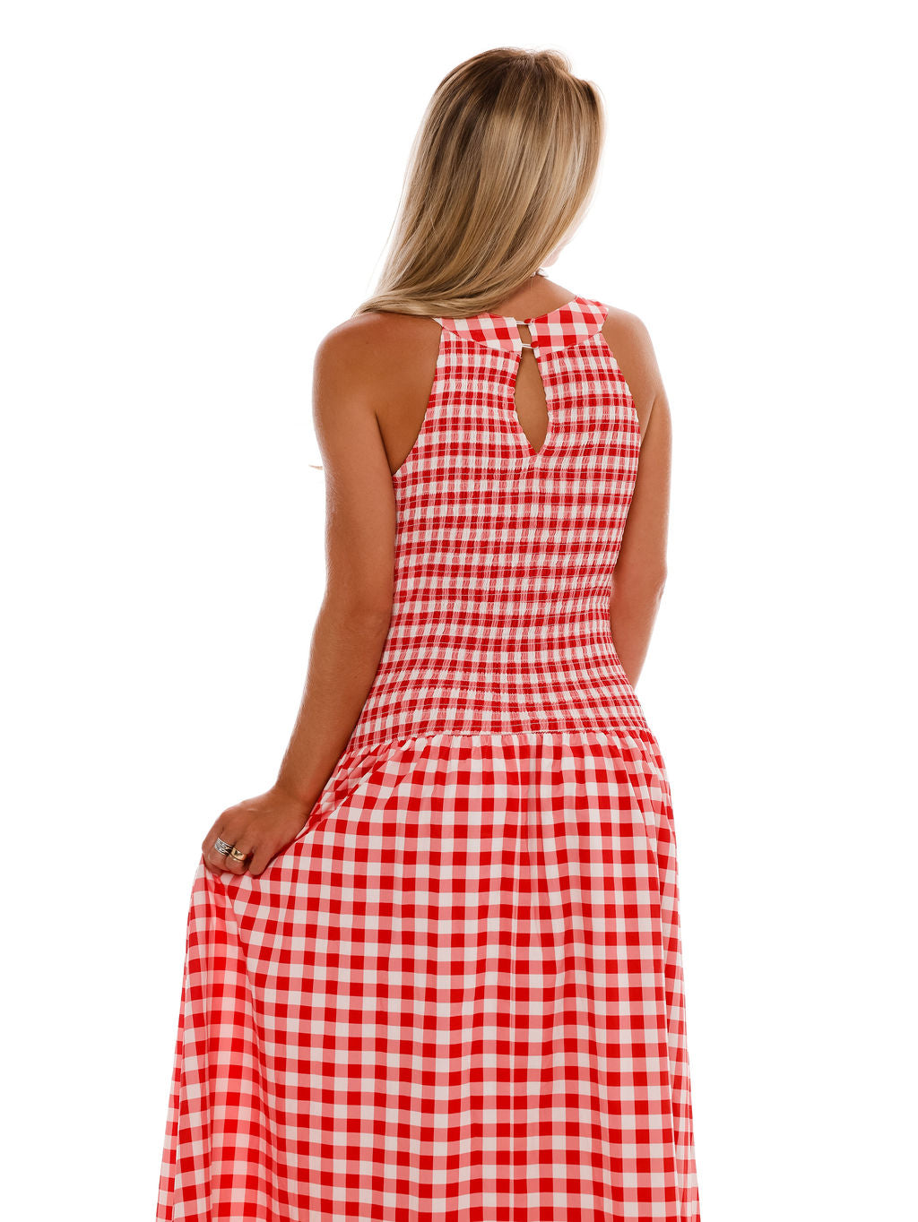 Maryann Dress - Cherry Gingham – cocolillys