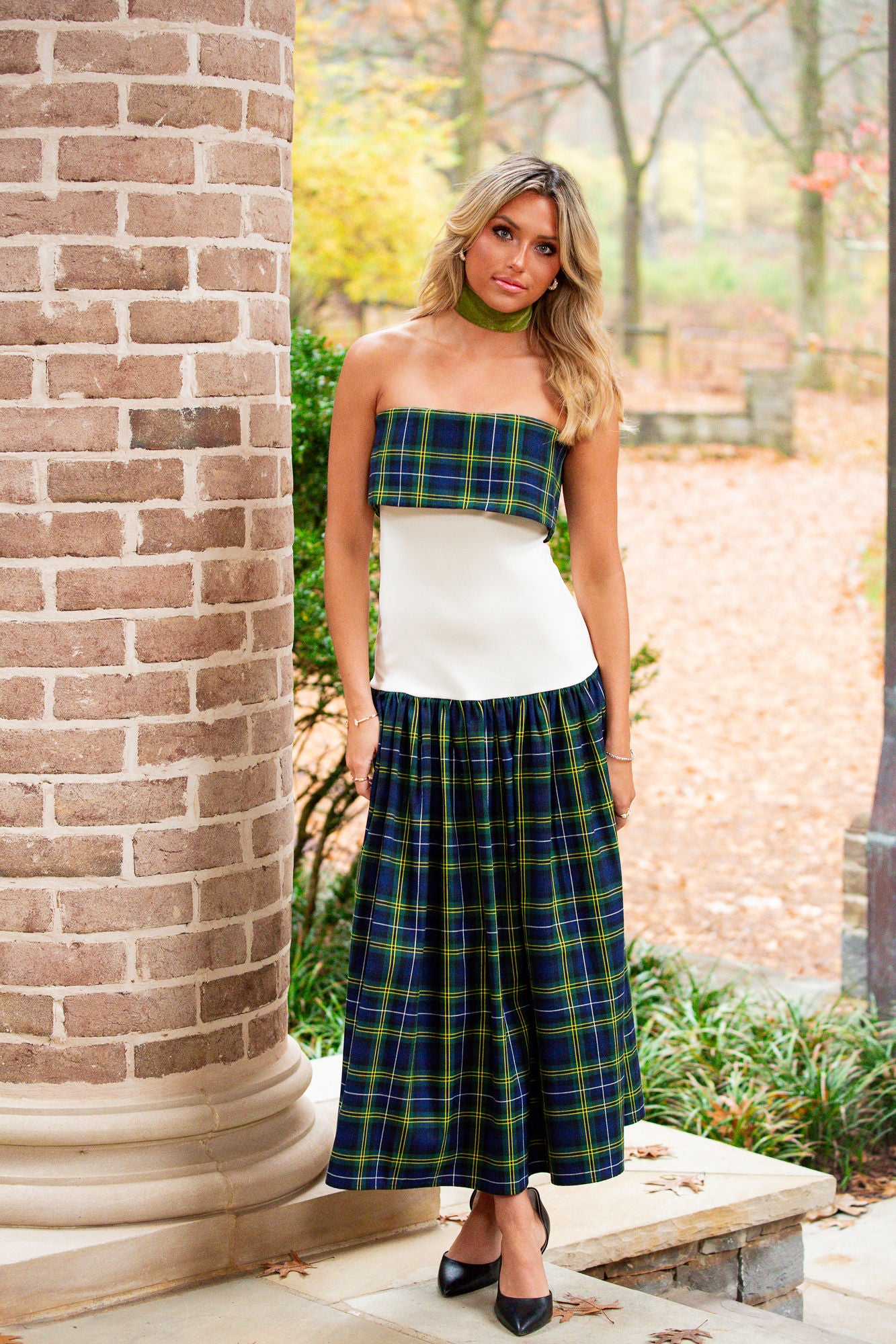 Evergreen Midi Dress