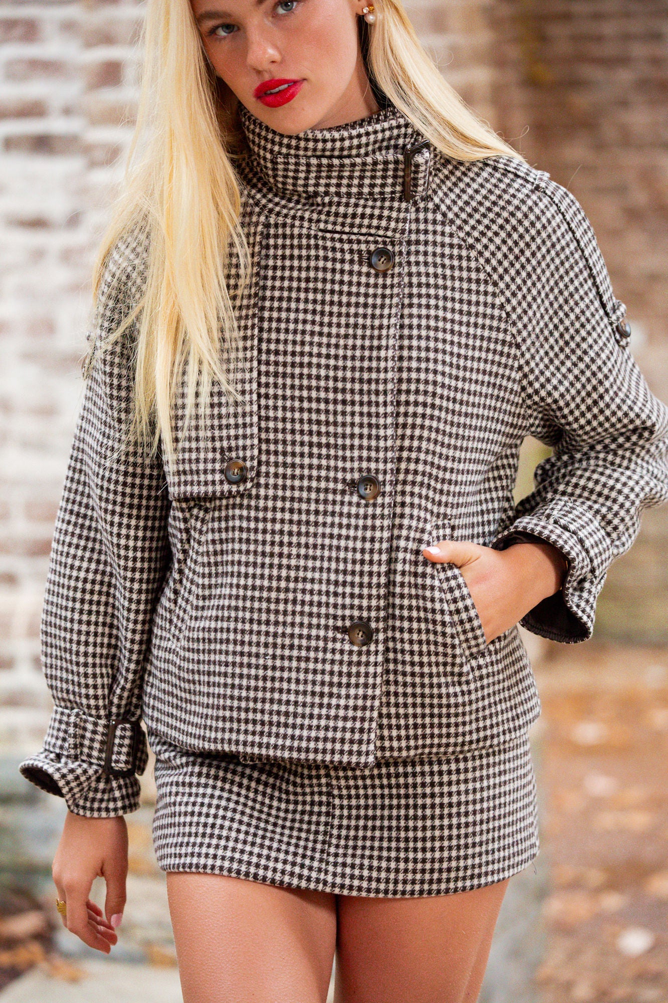 Arthur Coat - Mocha Plaid – cocolillys