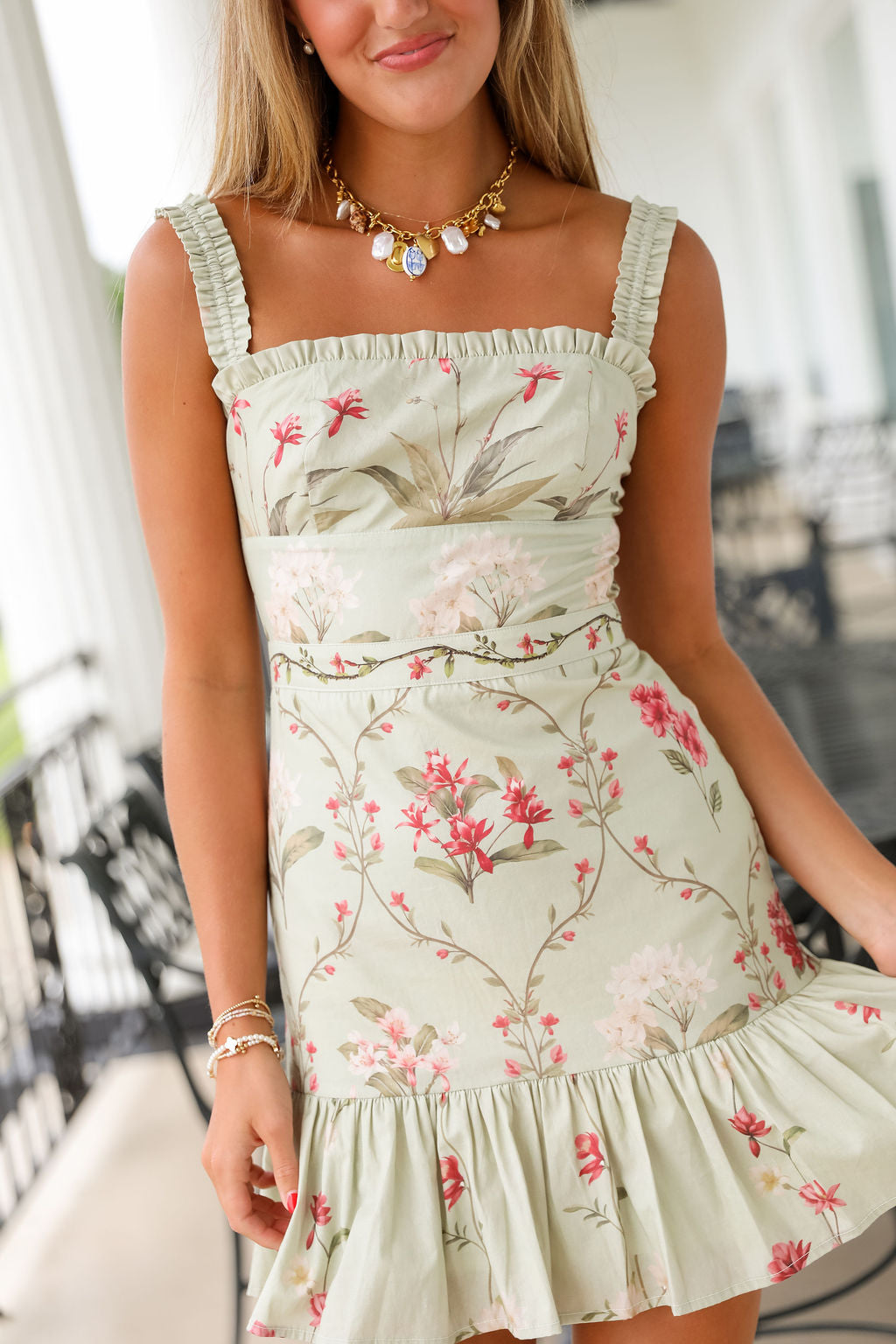 kaylee floral mini dress Peyton Mini