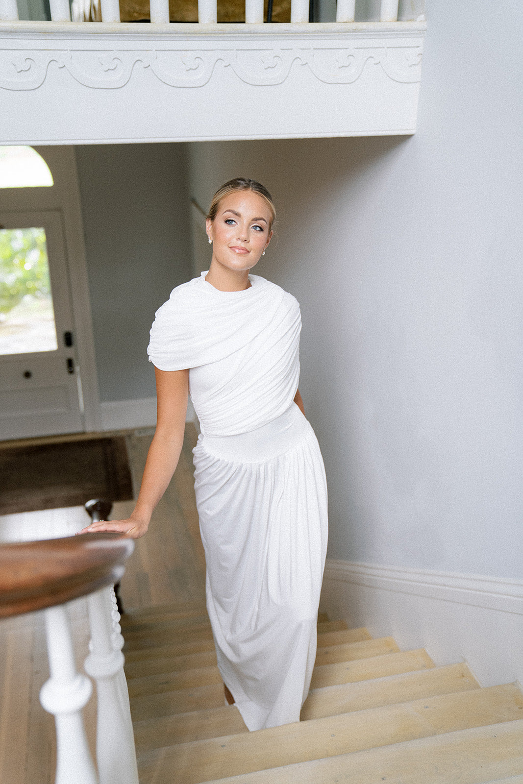 Hepburn Gown - White – cocolillys