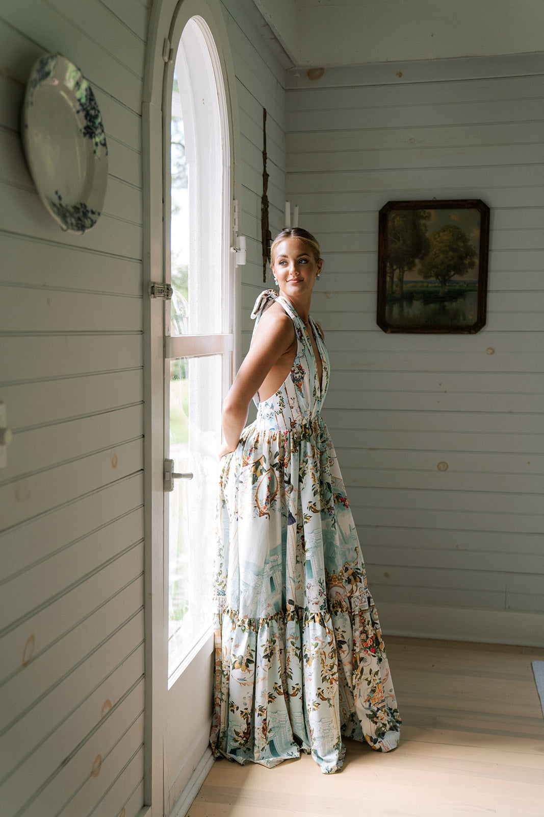 floral engagement dress The Gown Long:Short Women's Black Comfort Heels available_UK Size 18 Hidden zipper back