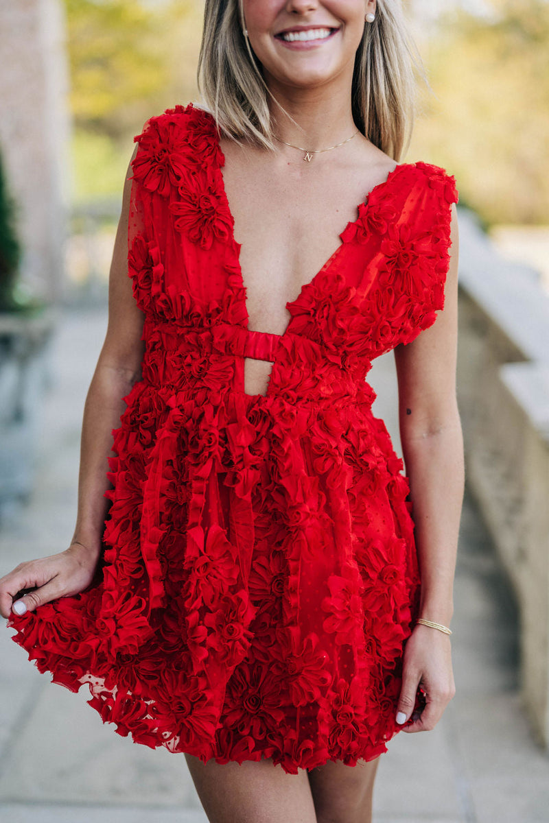 Seeing Red Dress - Red