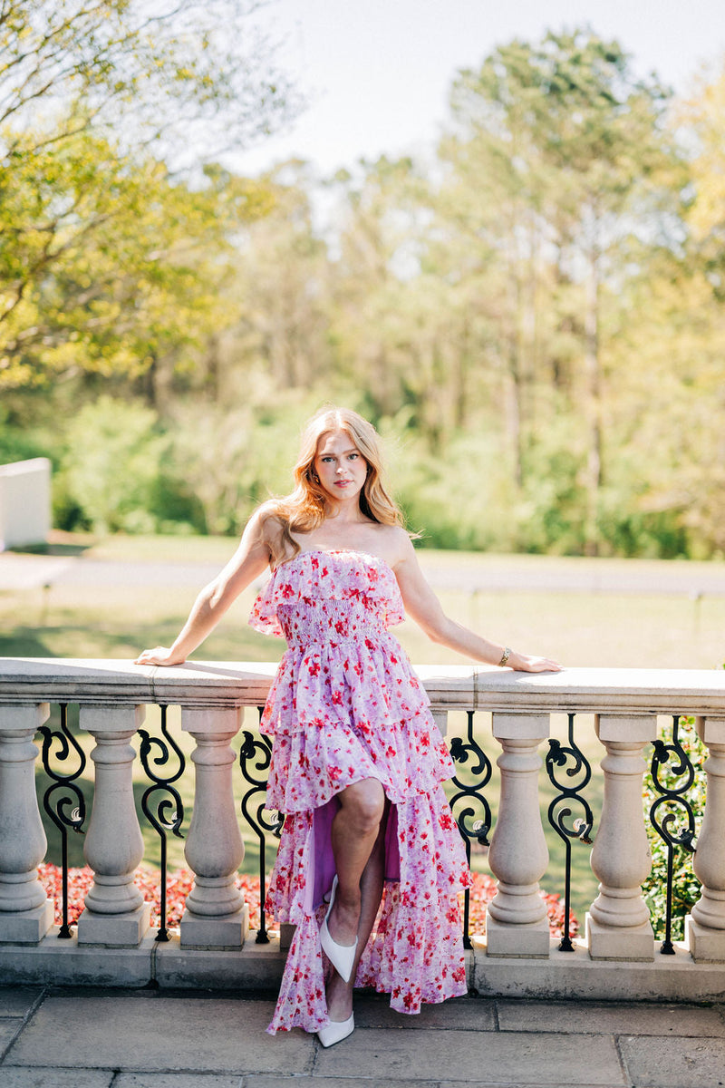 Run For The Roses Dress - Pink Floral