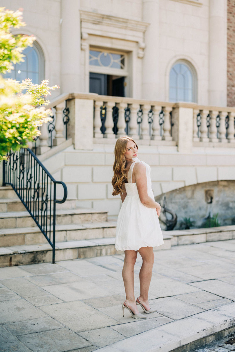 Abigail Mini Dress - Off White