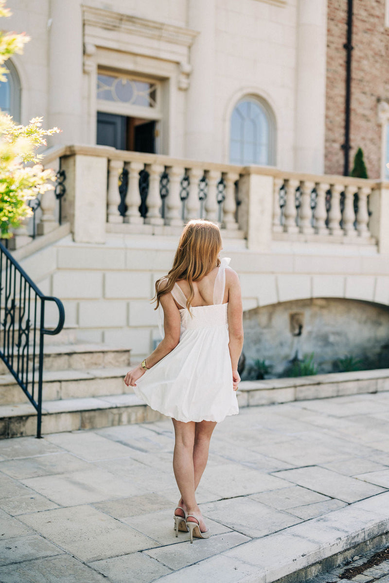 Abigail Mini Dress - Off White