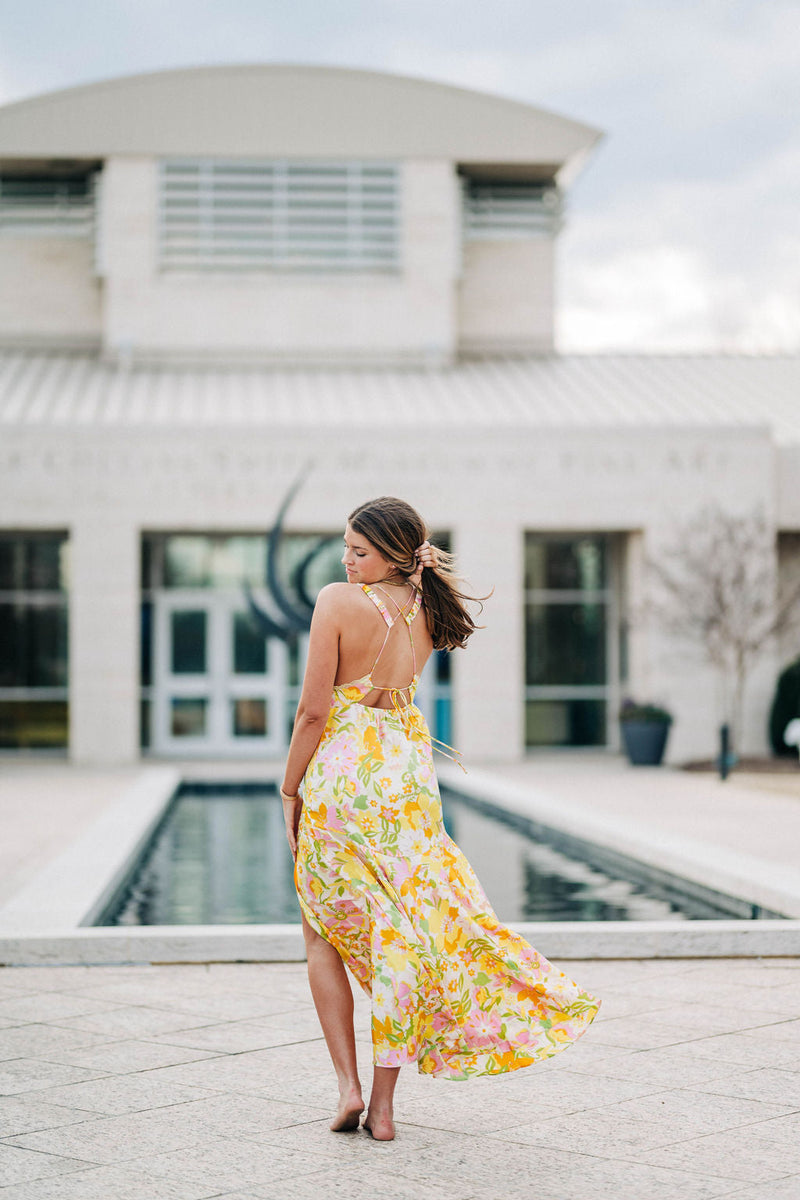 All A Bloom Floral Maxi - Yellow Floral