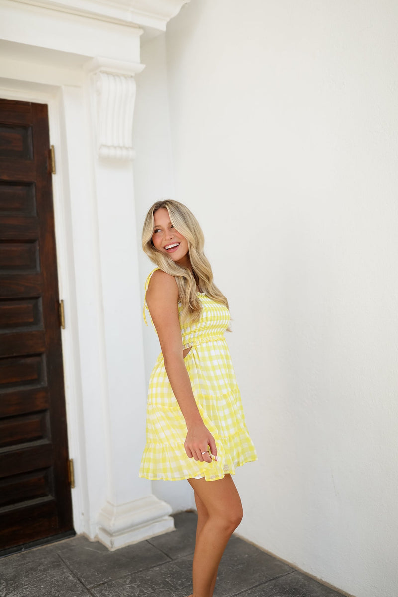 Rosemary Dress - Yellow