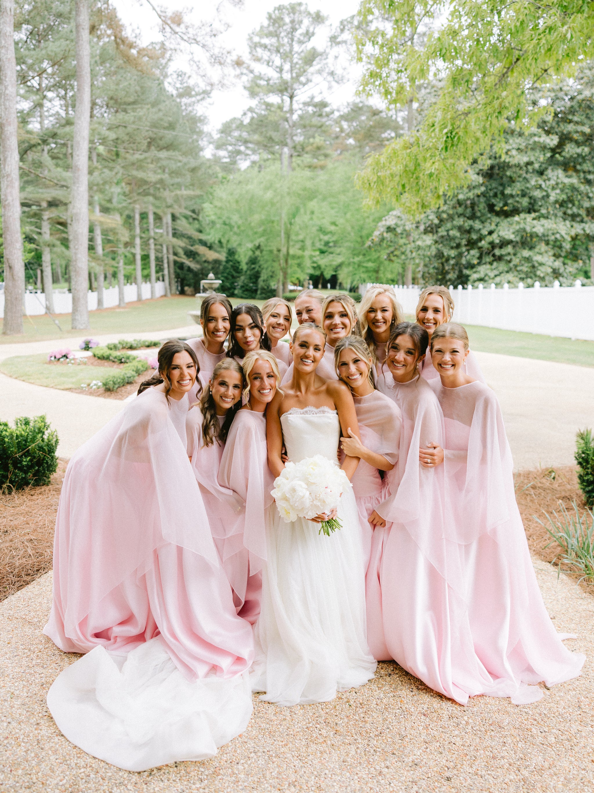 pink meringue bridesmaid dress The Gown rose pink wedding dress