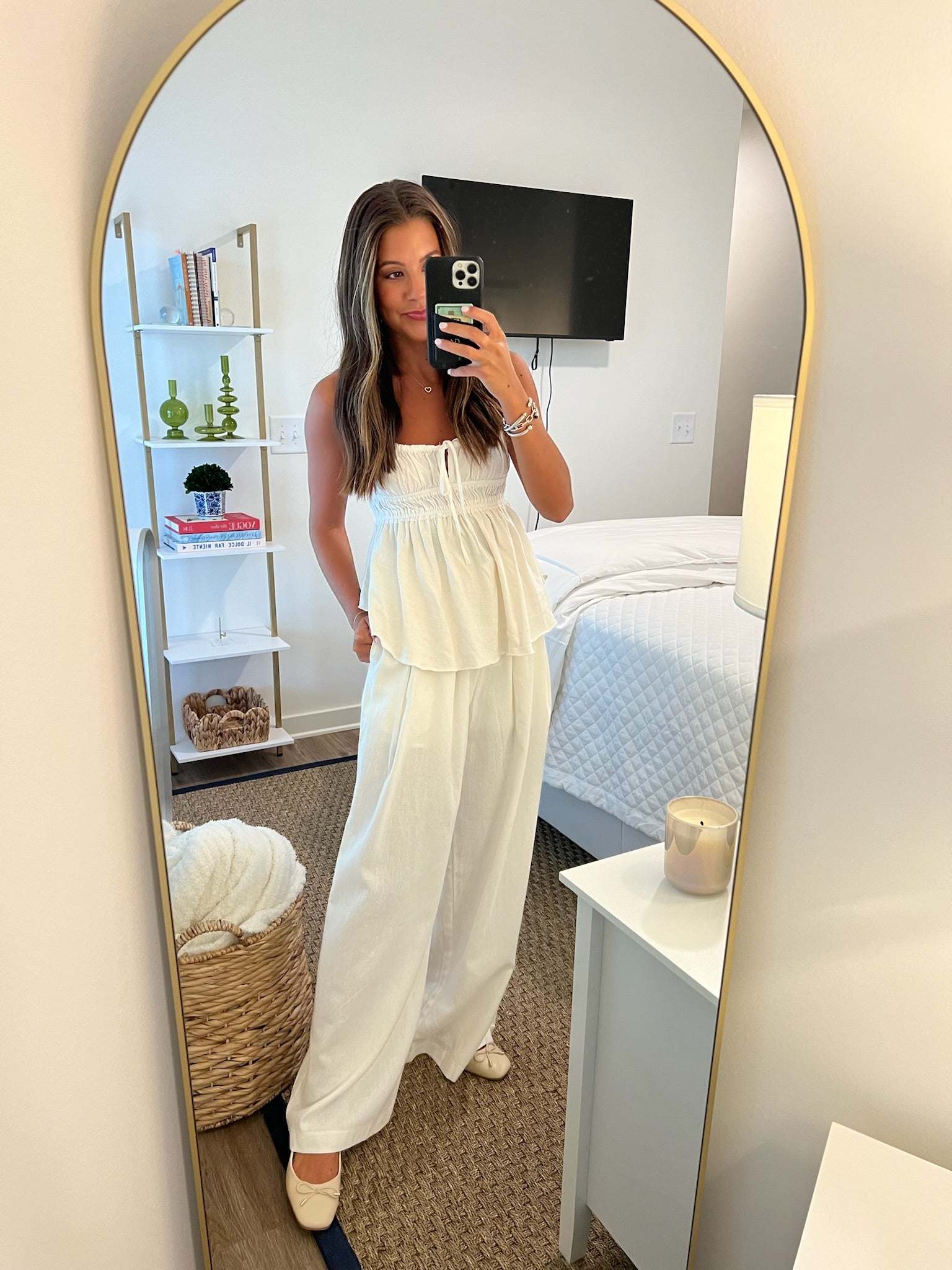 Scarlett Tank - Ivory FREE PEOPLE – cocolillys