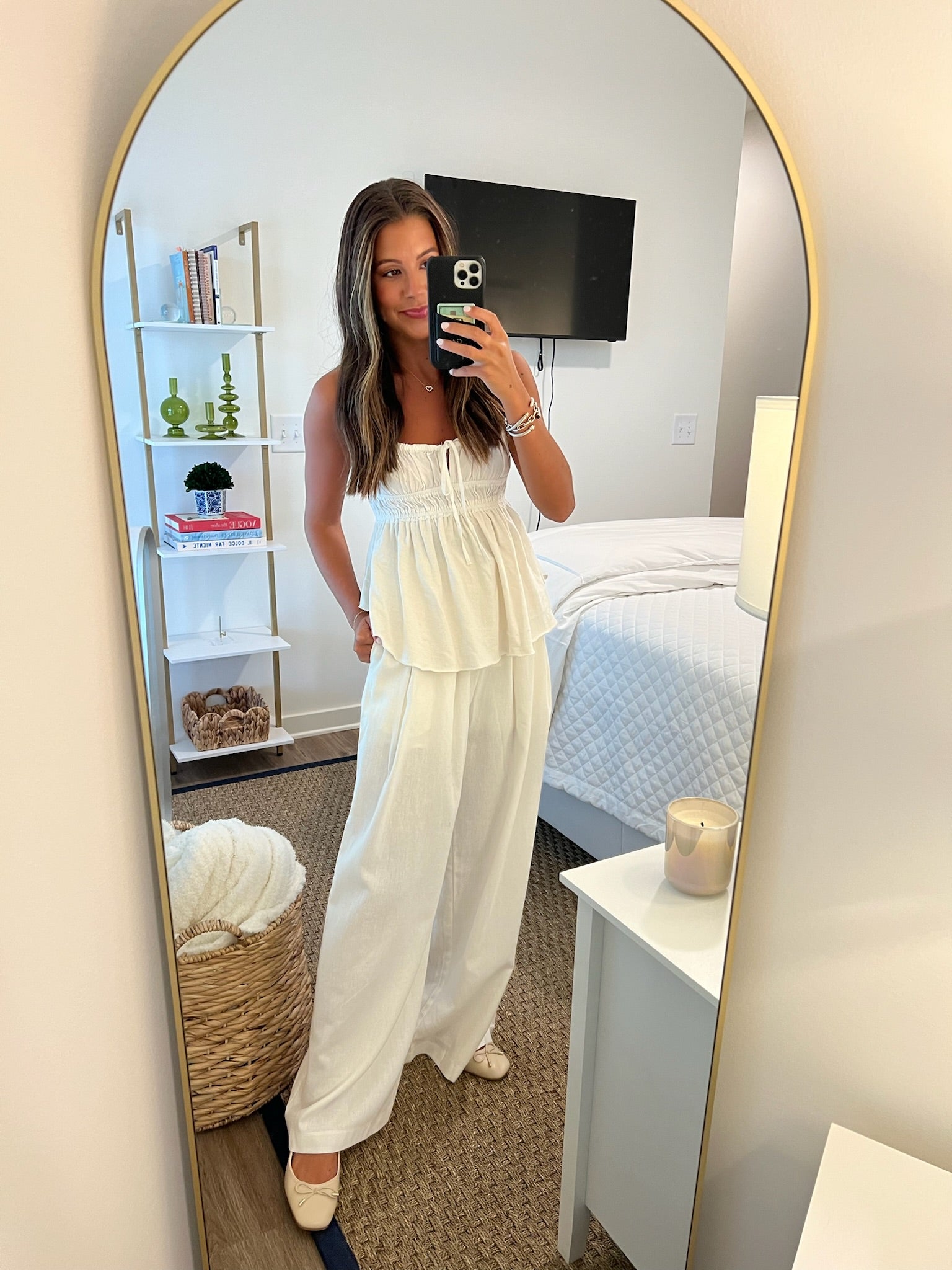 Scarlett Tank - Ivory FREE PEOPLE – cocolillys