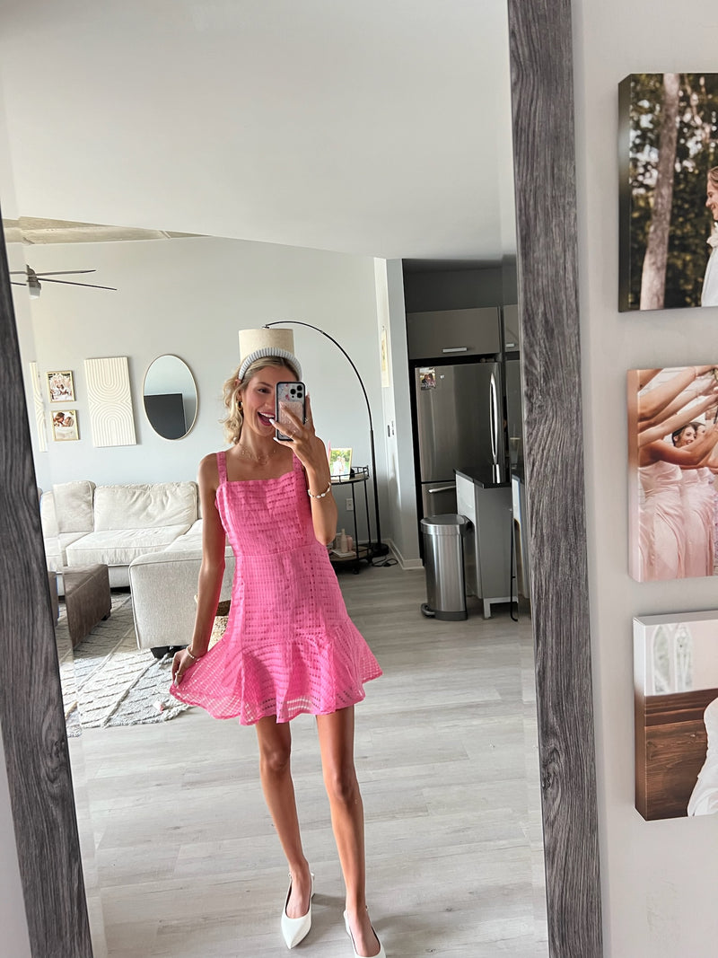 Mary Anne Mini Dress - Pink