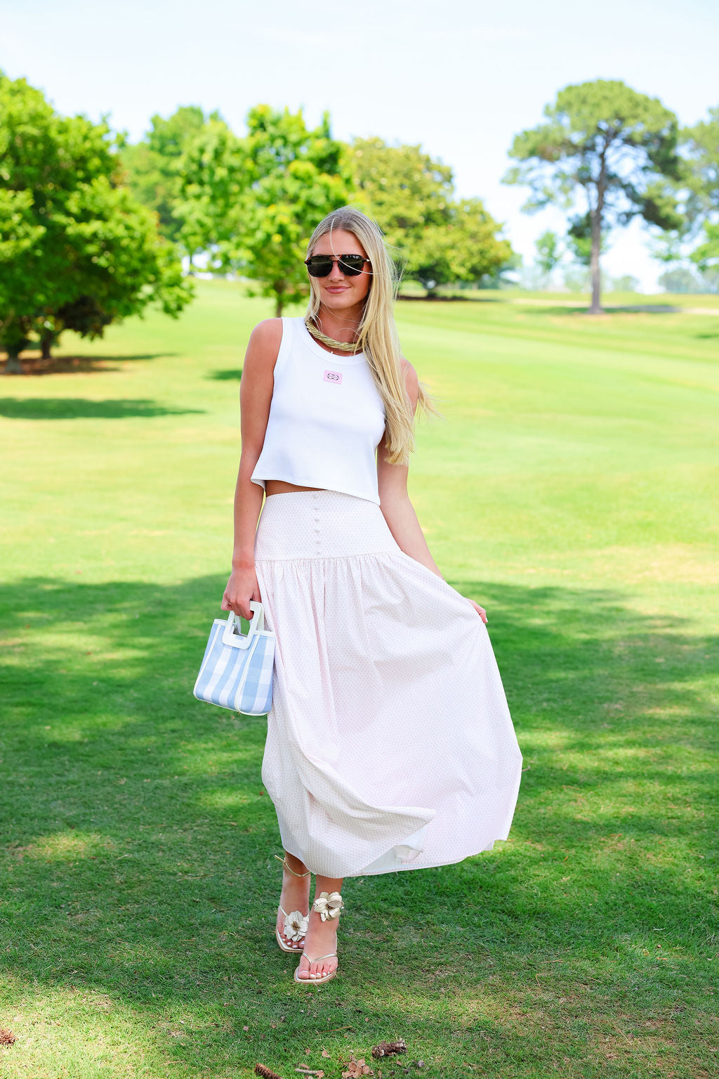 Rosie Midi Skirt - Pink – cocolillys