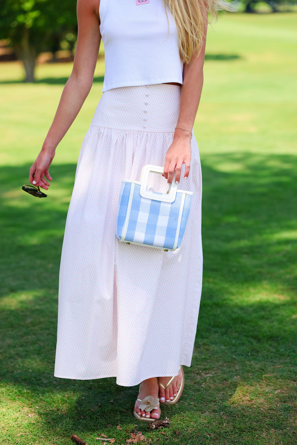 Rosie Midi Skirt - Pink – cocolillys