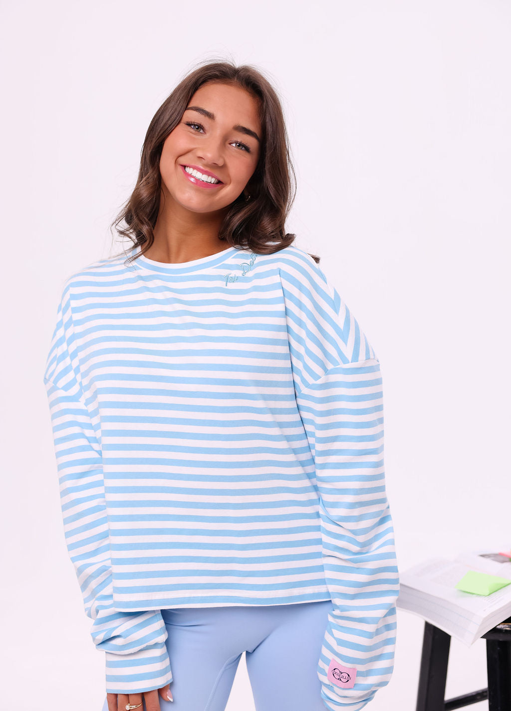 GREEK Oversized Long Sleeve Tee - Tri Delta PREORDER – cocolillys GREEK Oversized Long Sleeve Tee - Tri Delta PREORDER – cocolillys