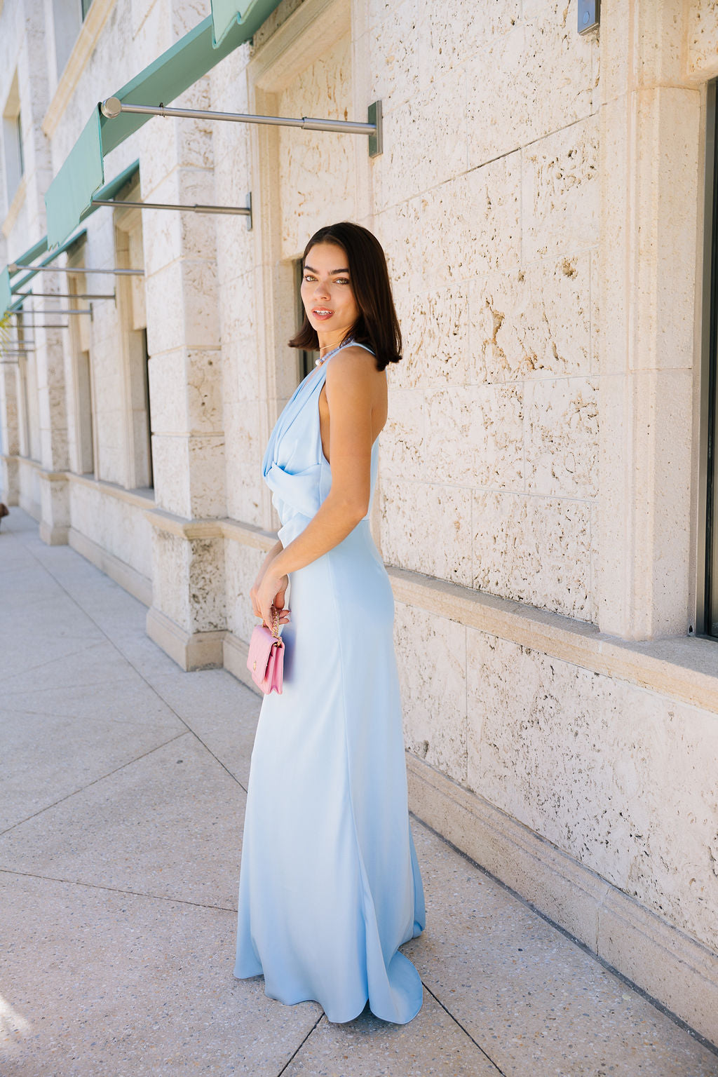 Honey Halter Gown