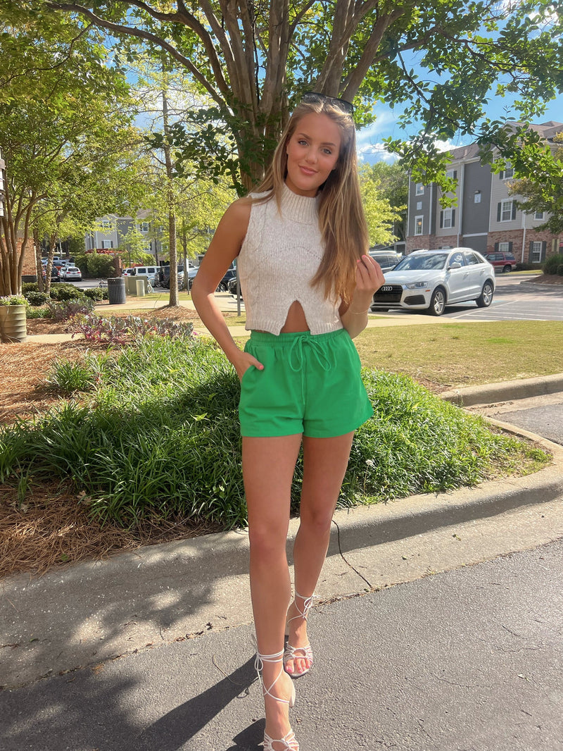 In The Moment Shorts - Green