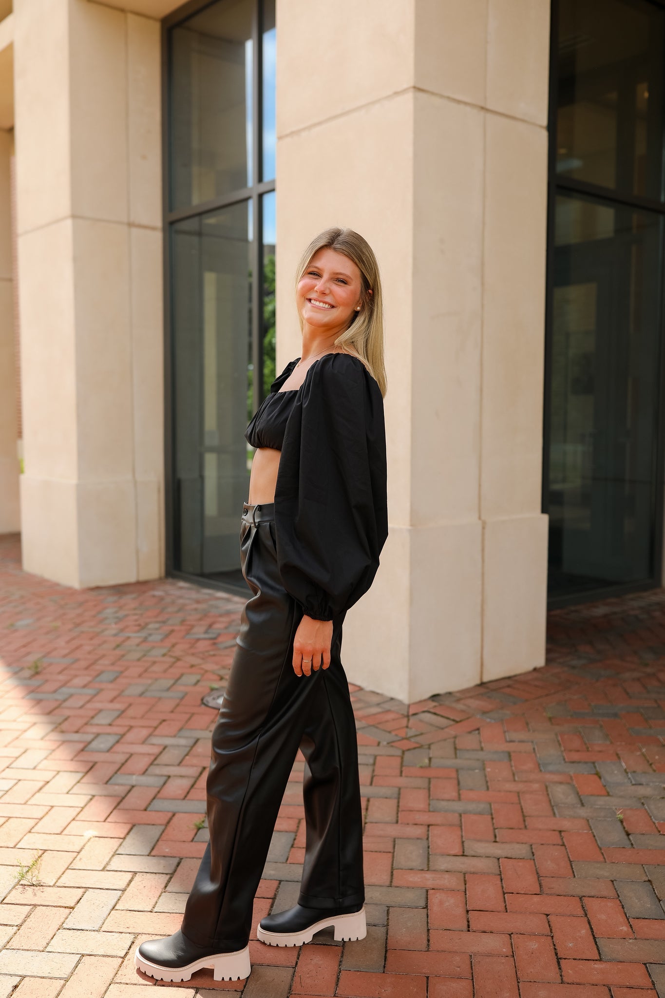 Black Jack Leather Pant - Black – cocolillys
