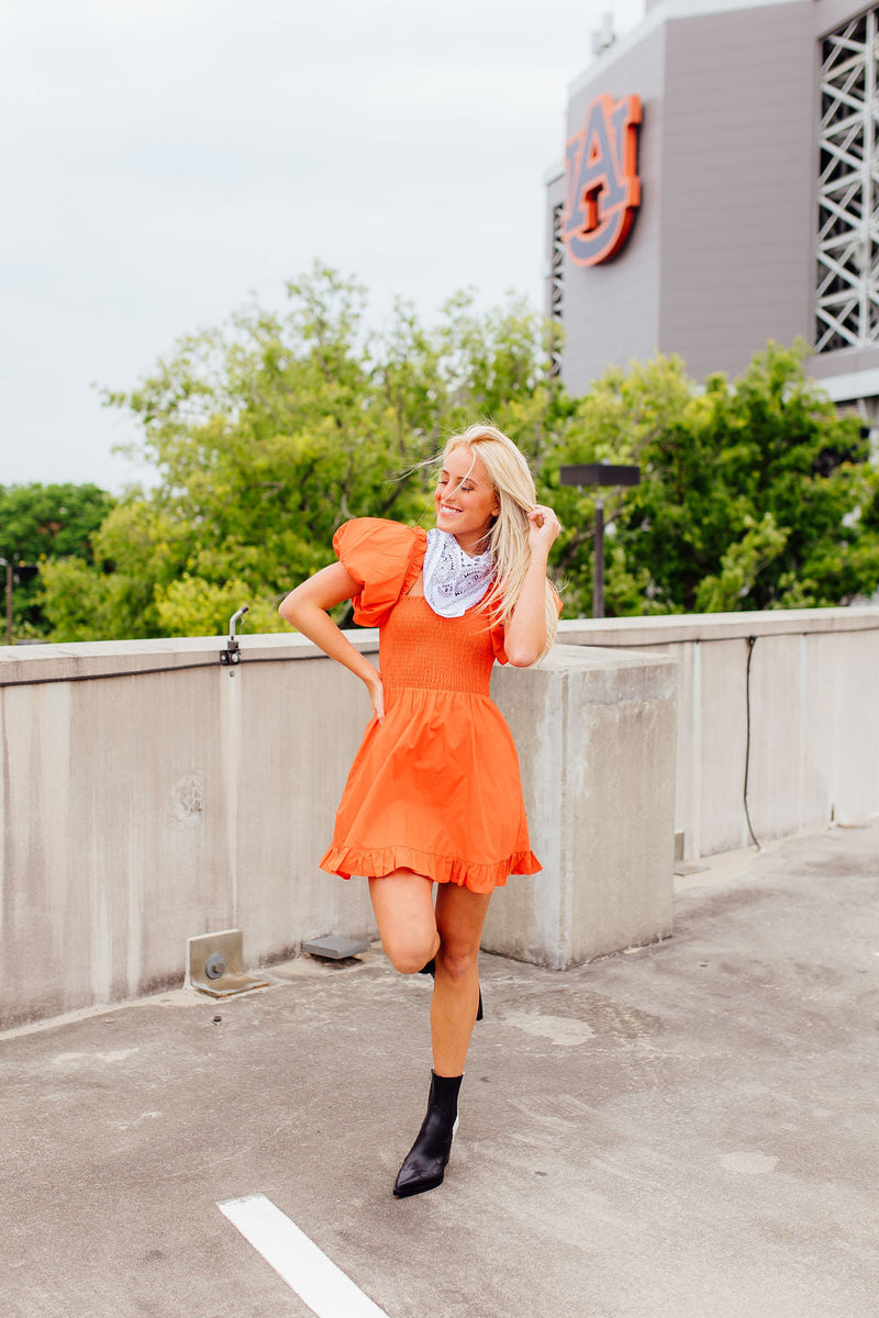 Hamilton Mini Dress - Orange